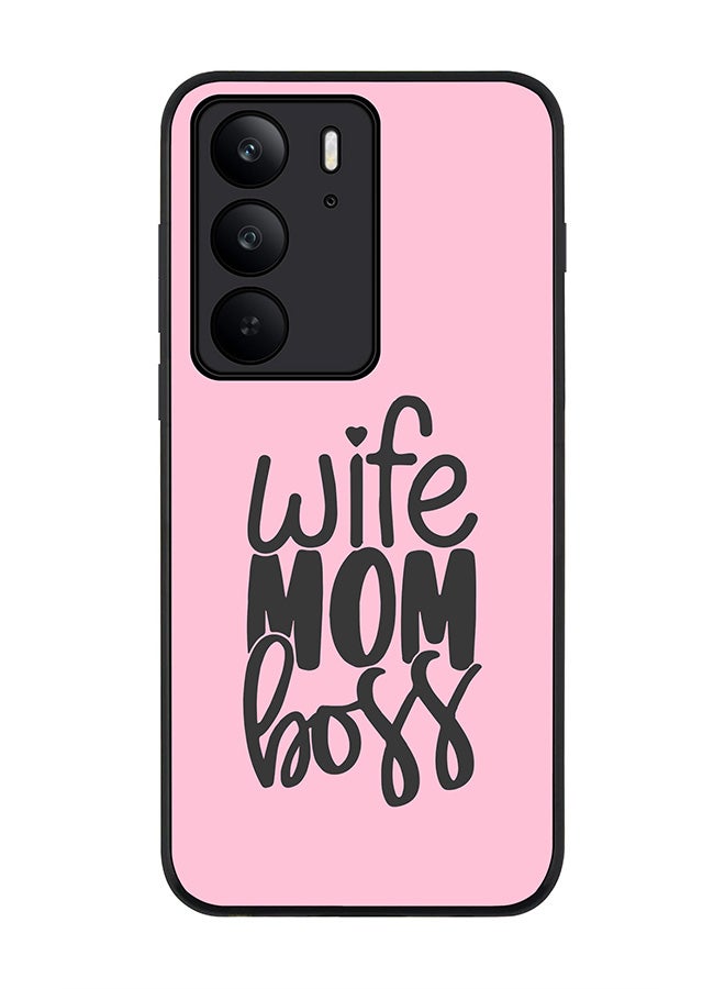 For Realme C75x / C75 4G Case,Slim fit Camera Protection, Shockproof Thin Phone cover  - Wife Mom Boss